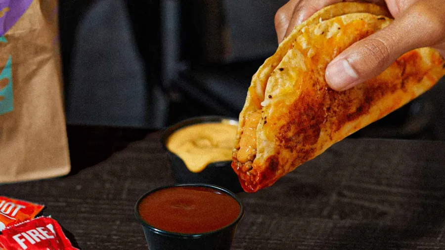 Taco Bell Dipping Taco